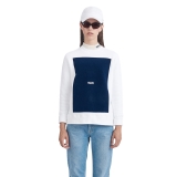 Wood Wood Denim Willow Sweatshirt Women's Clothing J46s9738 (White)